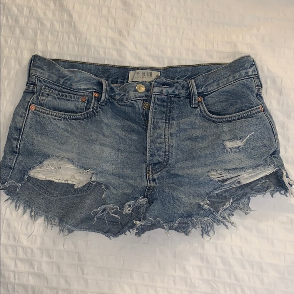 Free People Jean Shorts Size 27